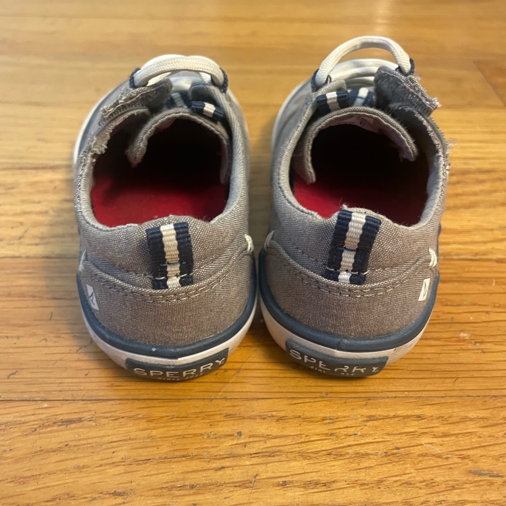 Sperry - Toddler Boys Velcro Sneakers Grey - 6